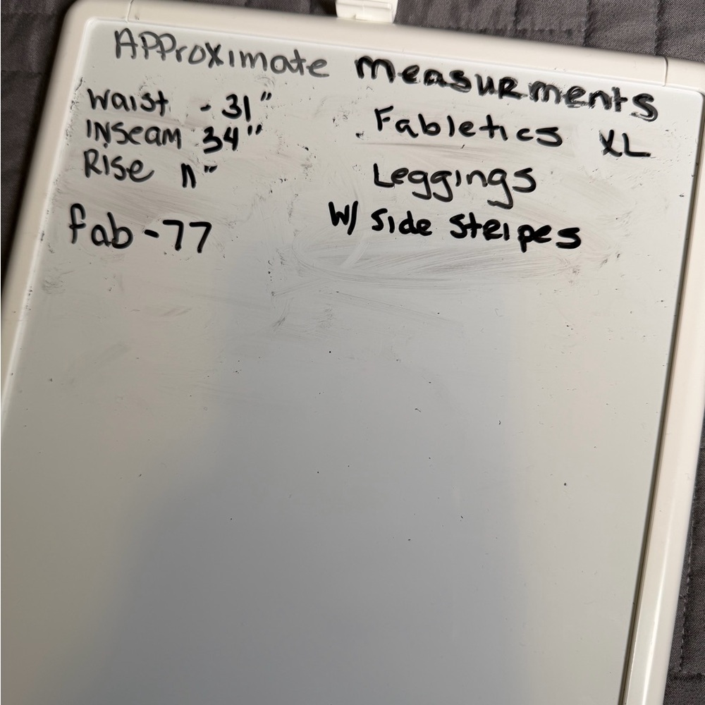 Fabletics Black Leggings Extra Large - image 4